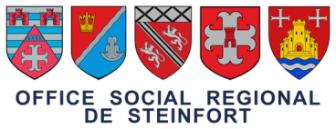 Office Social Régional de Steinfort, avec les blasons de ses communes